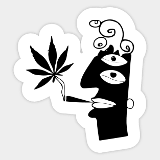 Tree Smoking a Tree Sticker